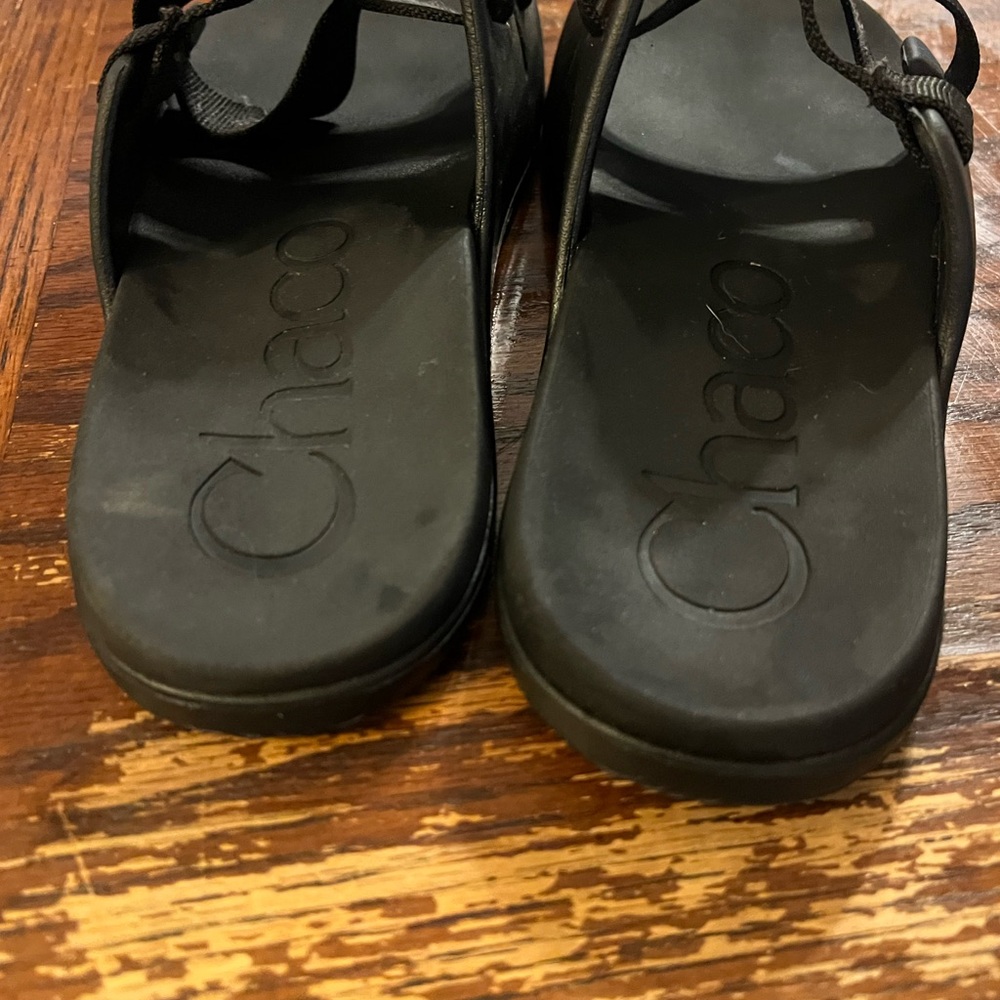Chaco Black Adjustable Strap Sandals - image 3